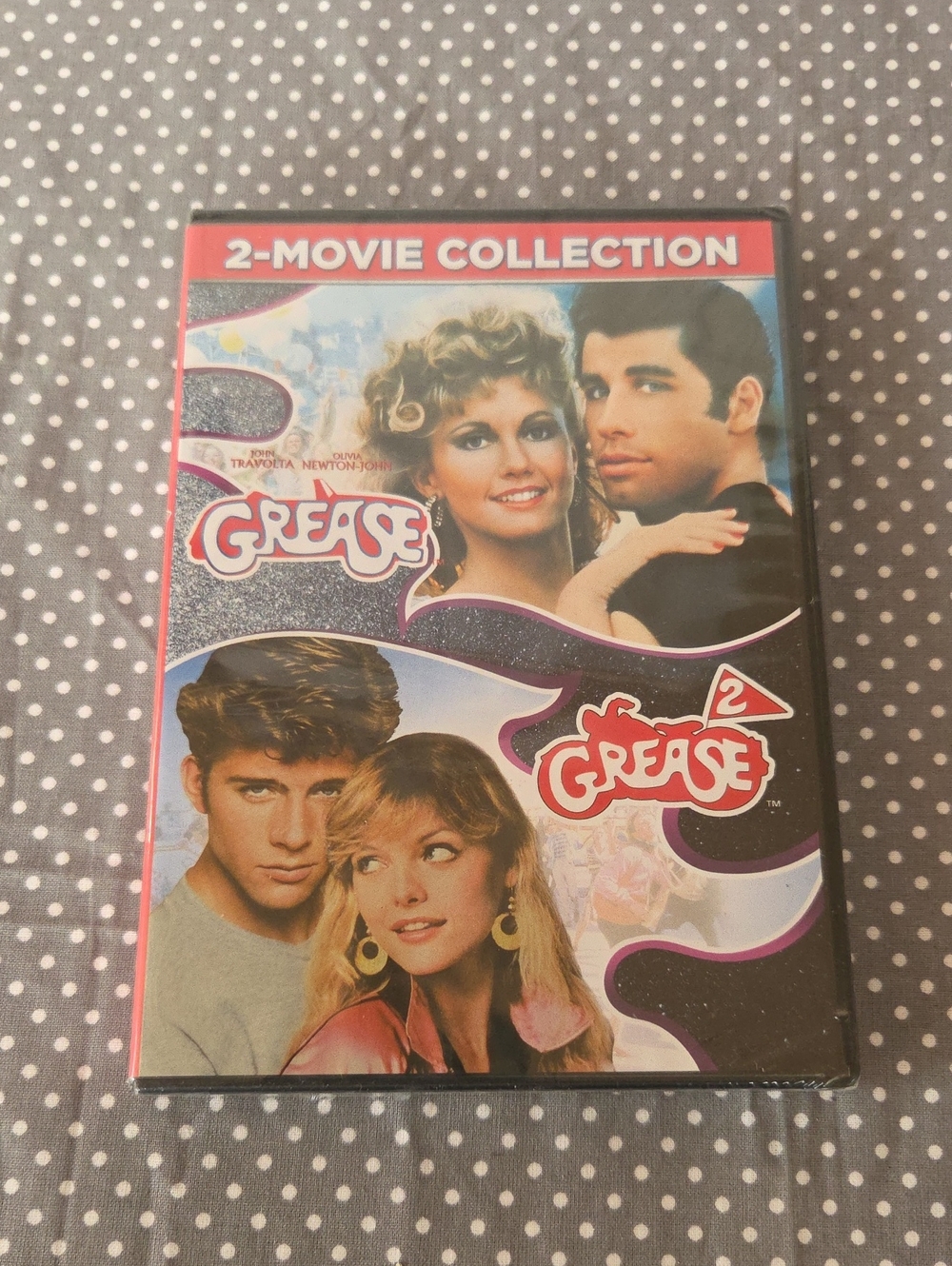 Grease 2-Movie Collection DVD - Pink & Black Cover